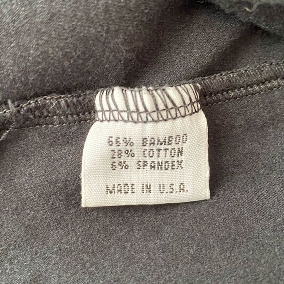 Bryn Walker Side Ruched Inman Lagenlook Tunic Black Small - Picture 6 of 6